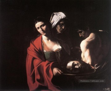Caravaggio œuvres - Salomé à la tête du caravage baptiste